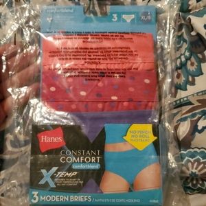 New 3 pk xtemp panties